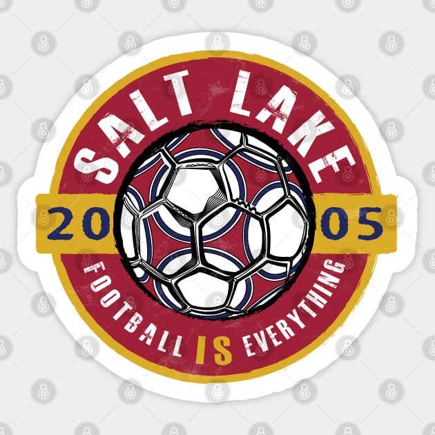 Football Is Everything - Salt Lake Vintage Sticker by FOOTBALL IS EVERYTHING